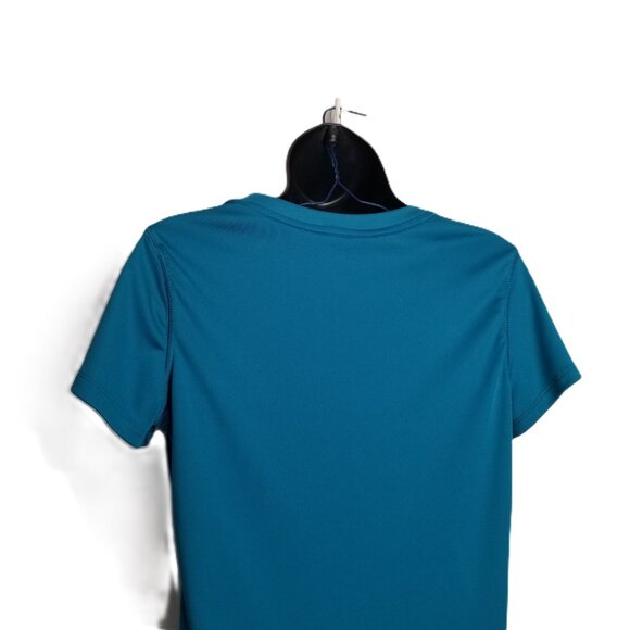 C9 Champion Tee M Teal Blue V-Neck Short Sleeve Athletic Athleisure - Picture 4 of 8